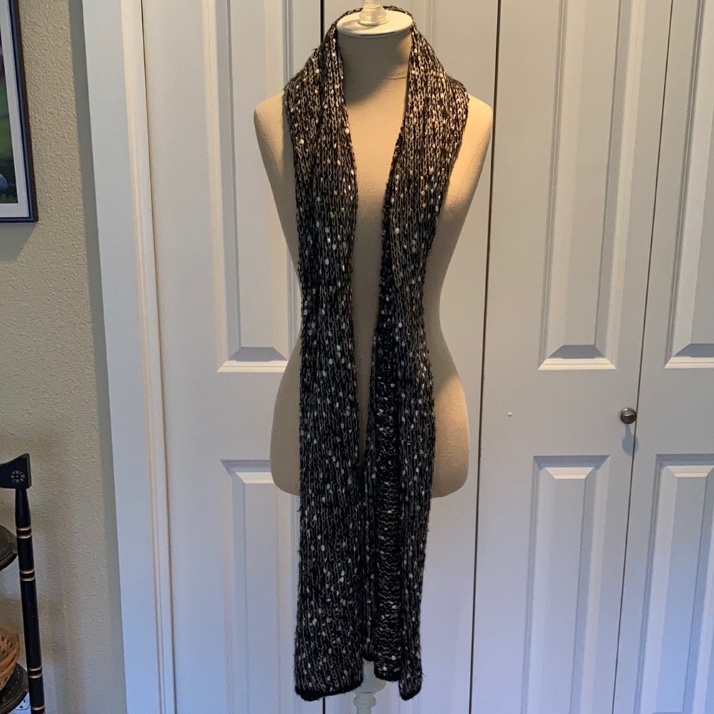 Black multi shawl.